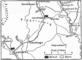 Position of Forces before the Battle of Glencoe.
