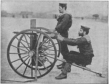Types of Arms—The Maxim Gun. Photo by Gregory,
London