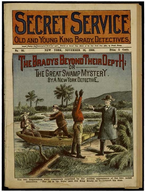Secret Service

Old and Young King Brady, Detectives.

Issued Weekly—By Subscription $2.50 per year. Entered as Second
Class Matter at the New York Post Office, by Frank Tousey.

No. 95. New York, November 16, 1900. Price 5 Cents.


The Bradys