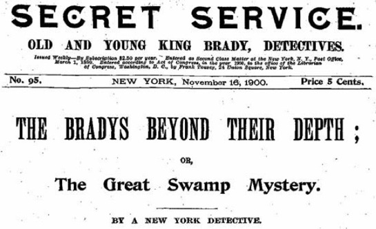 SECRET SERVICE.

OLD AND YOUNG KING BRADY, DETECTIVES.

Issued Weekly—By Subscription $2.50 per year. Entered as Second
Class Matter at the New York, N.Y., Post Office, March 1, 1899.
Entered according to Act of Congress, in the year 1900, in the of