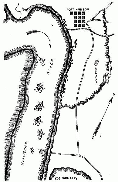 Order of Attack on Batteries at Port Hudson, March 14, 1863.