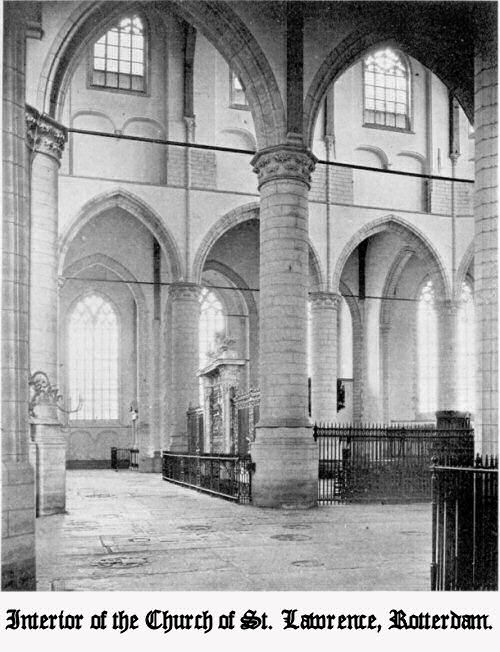 Interior of the Church of St. Lawrence, Rotterdam.