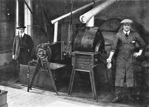 Faulder and Simplex Gas Roasters in an English Factory