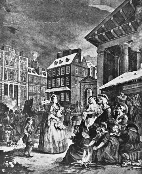 Tom King's Coffee House is Covent Garden, 1738