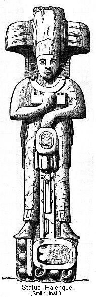 Statue Palenque. (Smith. Inst.)
