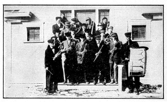 A brass band for the young men A brass band for the young men