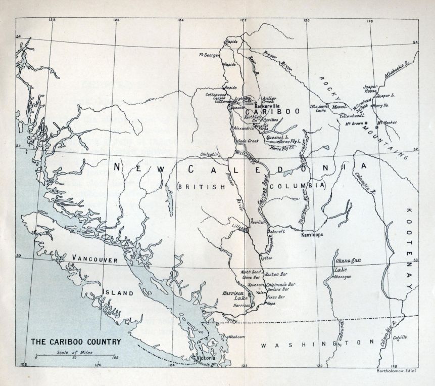 Map of the Cariboo Country