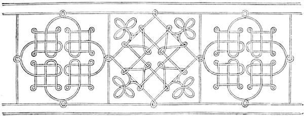 Delicate knotwork patterns in squares