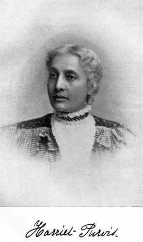 Harriet Purvis (Signed: "Harriet Purvis")