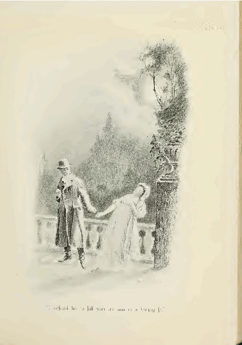 I suffered her to fall from my arm in a
fainting fit