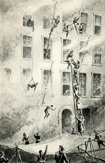 LIFE-SAVING CORPS AT WORK. Frontispiece.
