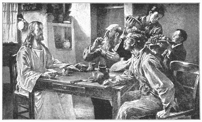 Made Known In The Breaking Of Bread. "Did not our heart burn within us, while He talked with us by the way, and while He opened to us the scriptures?" Luke 24:32. Illustration.