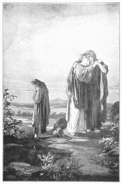 Ruth And Naomi. "Thy people shall be my people, and thy God my God." Ruth 1:16. Illustration.