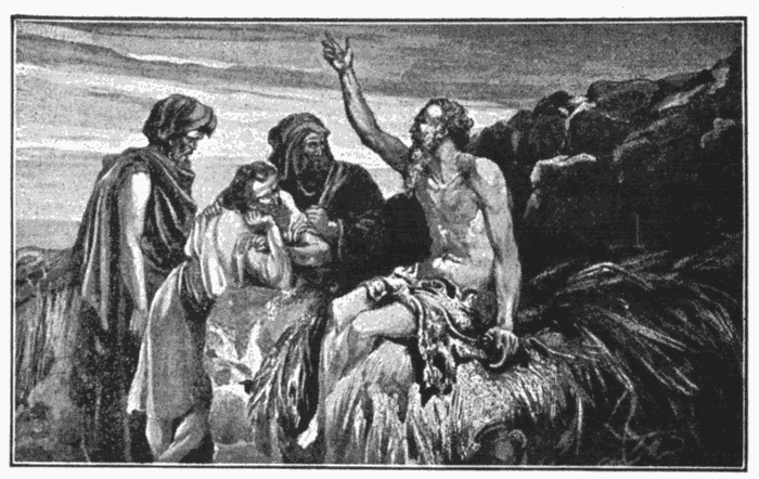 Job And His Friends. "Ye have heard of the patience of Job, and have seen the end of the Lord." James 5:11. Illustration.