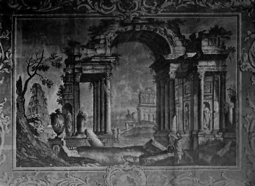 Plate XXII.—Roman Ruins paper, Lee Mansion, Marblehead.