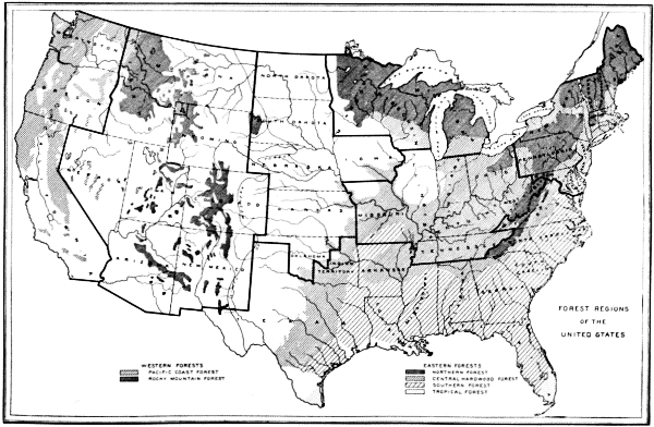 Forest Regions of the United States.