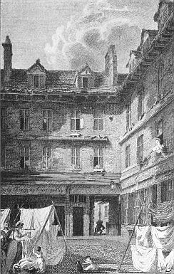[Illustration:
Green Arbour Court, Little Old Bailey.]