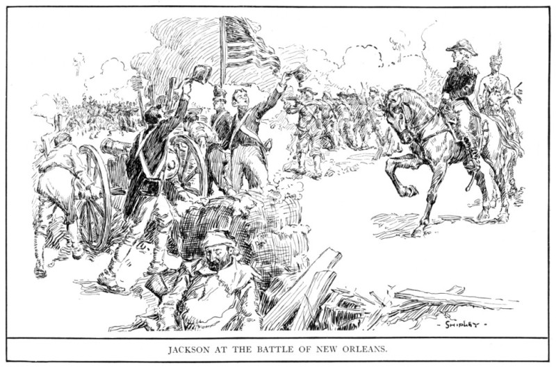 JACKSON AT THE BATTLE OF NEW ORLEANS.