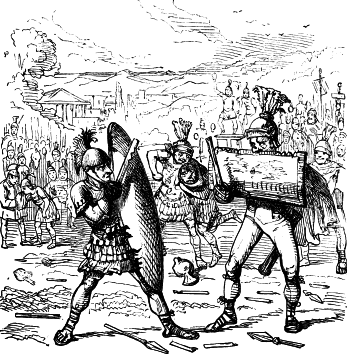 Combat between the Horatii and Curiatii.