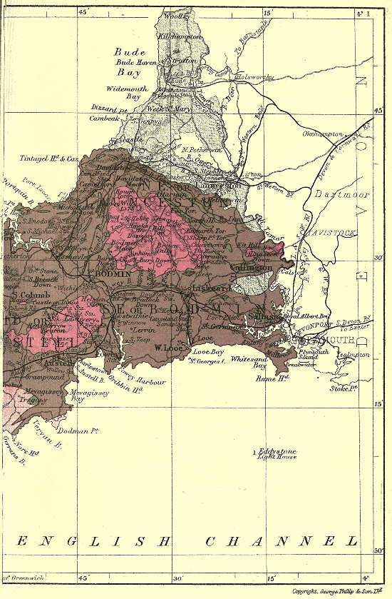 Geological map - east