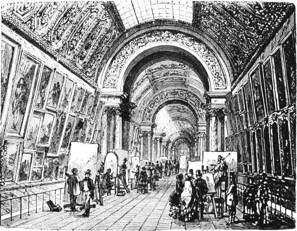A GALLERY IN THE LOUVRE.