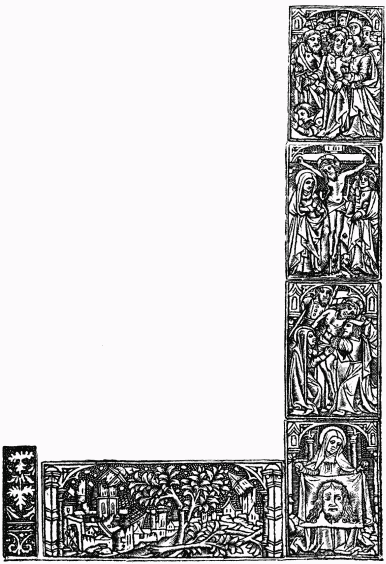 FIG. 13.—Marginal Border. From Kerver’s “Psalterium
Virginis Mariæ.” 1509.