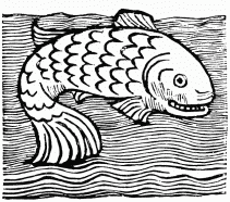 FIG. 16.—Leviathan. From the “Ortus Sanitatis.” Venice,
1511.