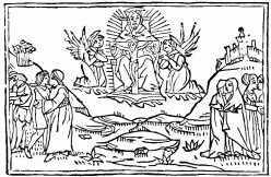 FIG. 24.—The Peace of God. From “Epistole di San
Hieronymo Volgare.” Ferrara, 1497.