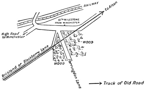 Map, Brisland Lane