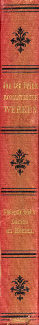 rug [Jan ten Brink ROMANTISCHE·WERKEN Nederlandsche·Dames·en·Heeren rug