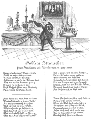 Döbler’s farewell programme in verse, used when he played
his last engagement in the Josephstadter Theatre, Vienna. Original given
by Döbler personally to Henry Evanion; now in the Harry Houdini
Collection.