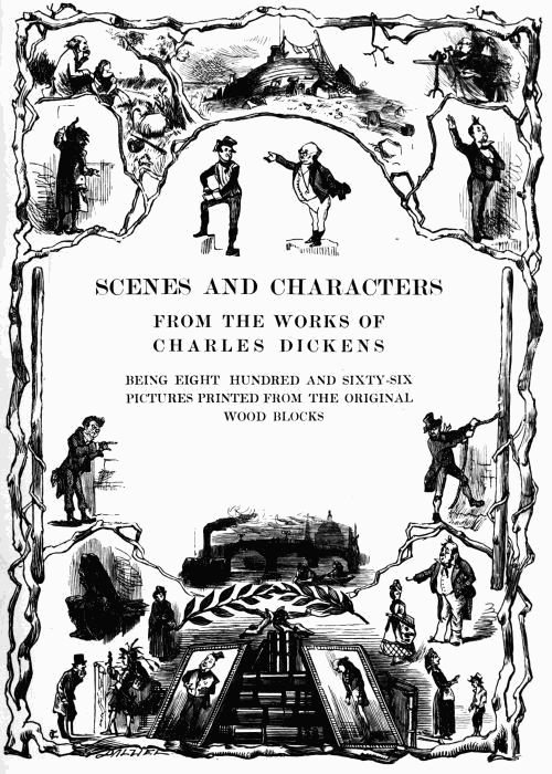 Scenes and Characters from the Works of Charles Dickens title pate