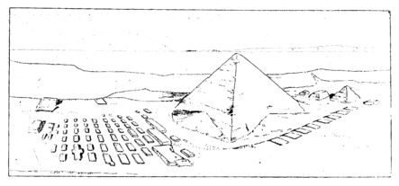 Mastabas près de la grande pyramide