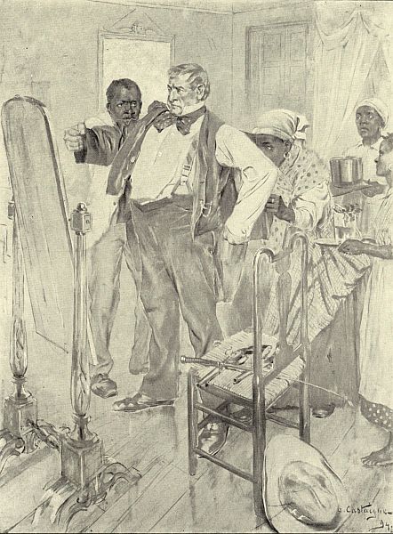 Colonel being dressed