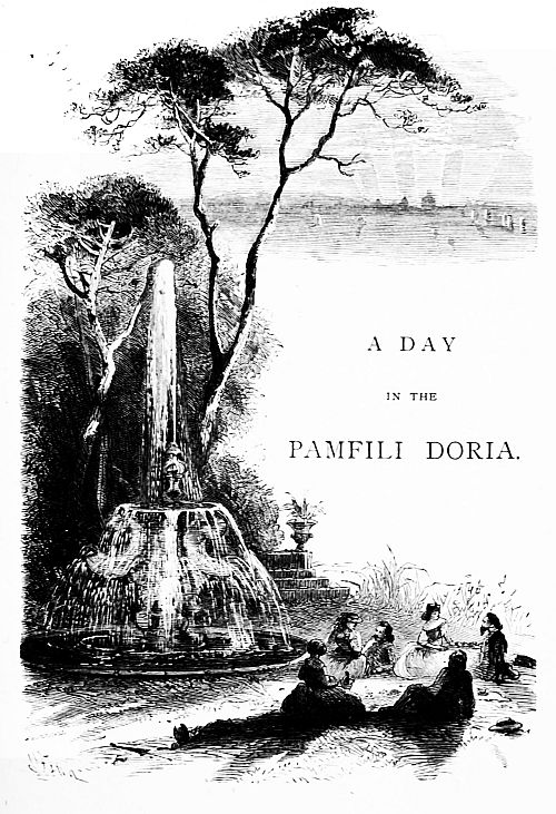 A DAY IN THE PAMFILI DORIA.