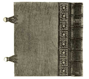 BOOKBINDING IN BROWN MOROCCO, WITH INLAY, GOLD TOOLING,
OAK SIDES AND LEATHER CLASPS. DESIGNED AND TOOLED BY L. HAY-COOPER
FORWARDED BY W. H. SMITH AND SON