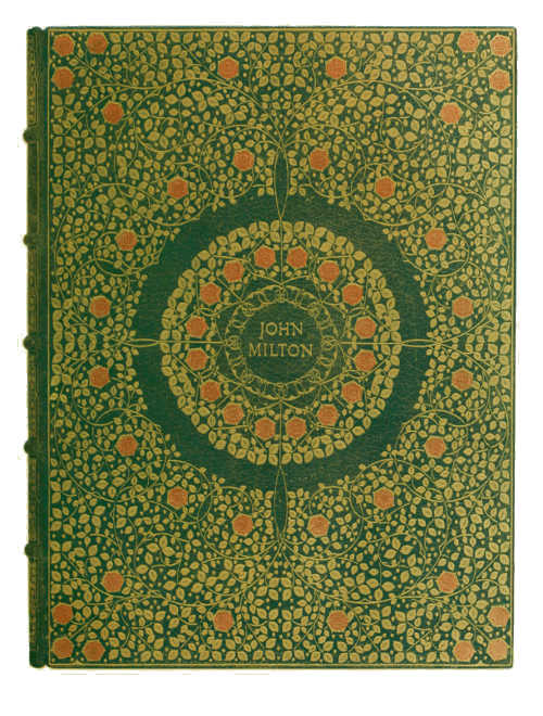BOOKBINDING IN GREEN MOROCCO, WITH INLAY AND GOLD
TOOLING. BY DOUGLAS COCKERELL