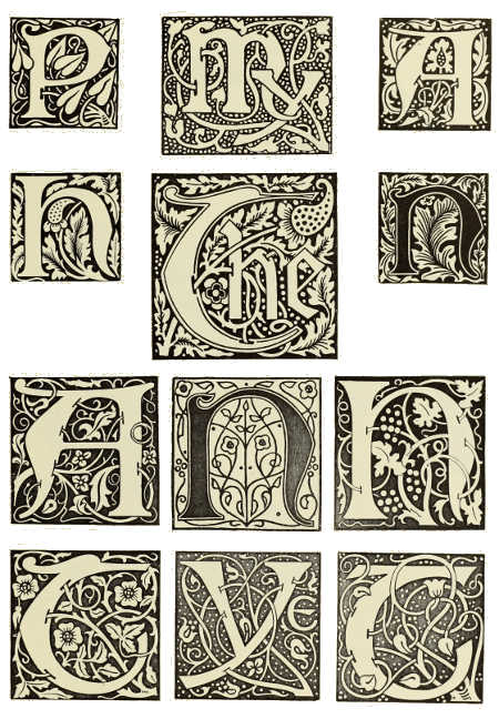 INITIAL LETTERS DESIGNED BY R. JAMES WILLIAMS. FOR THE
VINCENT PRESS