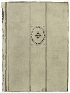BOOKBINDING IN VELLUM, WITH GILT ORNAMENTATION. DESIGNED
BY PROF. HUGO STEINER-PRAG, EXECUTED BY HÜBEL AND DENCK