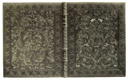 BOOKBINDING IN LEVANT MOROCCO, WITH INLAY AND TOOLING
DESIGNED BY ADOLPHE GIRALDON, EXECUTED BY G. CANAPE