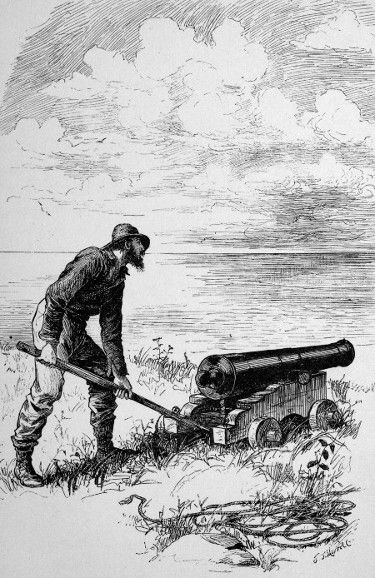 PLACING THE CANNON.--PAGE 190.
