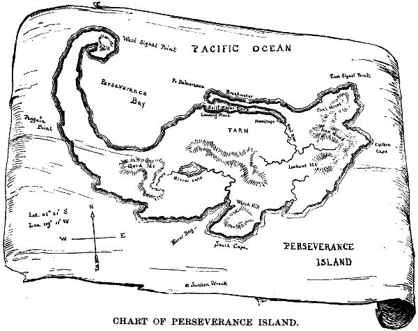 Chart of Perseverance Island