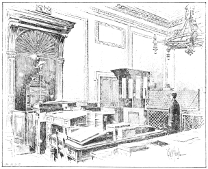 THE MANSION HOUSE JUSTICE ROOM, WHERE THE CASE WAS FIRST
HEARD.