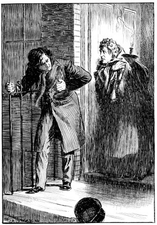 “THE LANDLADY WAS ROUSED BY A VIOLENT RINGING OF THE
BELL.” (p. 152).