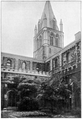THE TOWER AND SPIRE, FROM THE CLOISTERS.