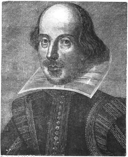 From the Portrait by Droeshout in the First Folio