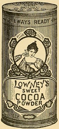LOWNEY’S SWEET COCOA POWDER can