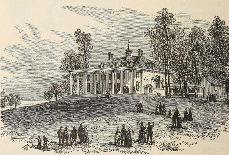 Home of Washington at Mount Vernon.