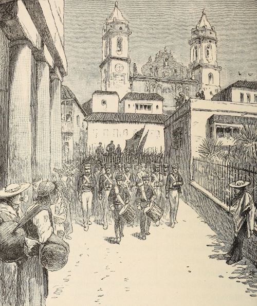 Scott's Army Entering the City of Mexico.