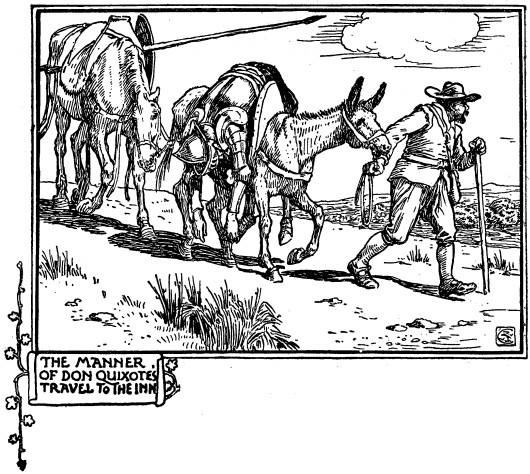 THE MANNER OF DON QUIXOTE'S TRAVEL TO THE INN